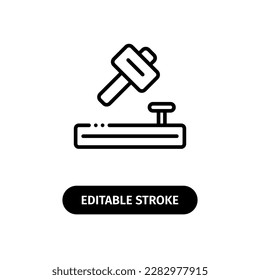 Pound nails and fix materials icons