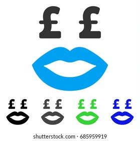 Prostitute Smile Icon Vector Illustration Style Stock Vector (royalty 