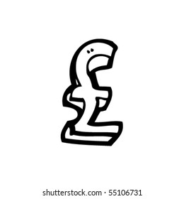 pound sign cartoon