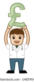 Pound Sign - Doctor & Medical Character Concept