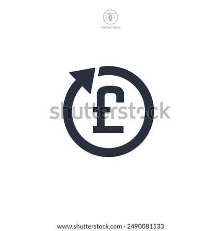 Pound Sign Icon theme symbol vector illustration isolated on white background