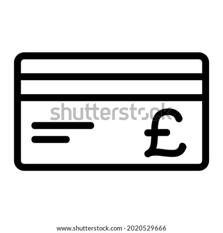 Pound Sterling Debit Card Icon