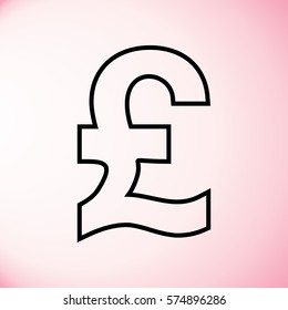 Pound sterling icon.