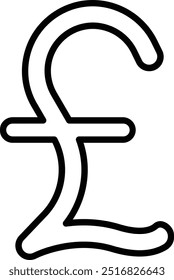 Pound Sterling icon design for personal commercial use
