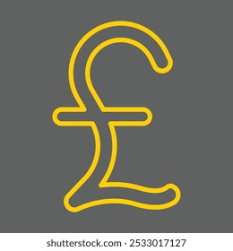 Pound Sterling icon design for personal commercial use