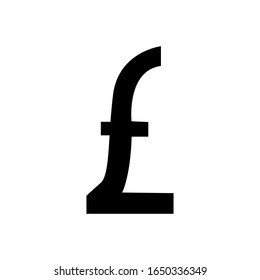 Pound sterling icon, finance sign. Vector illustration