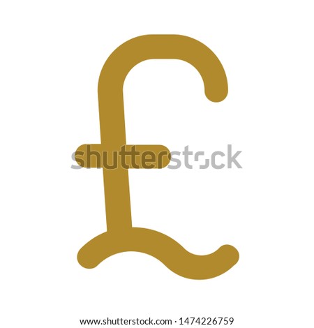 pound sterling icon. flat illustration of pound sterling vector icon. pound sterling symbol sign symbol