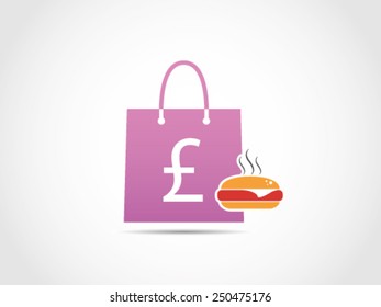 Pound Sterling Shopping Hambuger