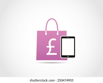 Pound Sterling Shopping Tablet