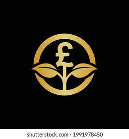 pound sterling tree logo, growing pound sterling logo