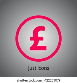 pound sterling vector icon