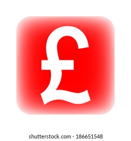 Pound symbol button on white background.