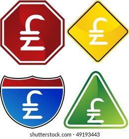 Pounds Money Sign