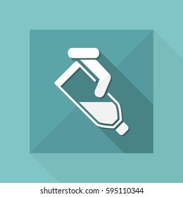 Pour liquid bottle