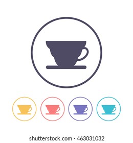pour over coffee maker. v60. vector illustration