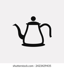 Pour over kettle icon - Simple Vector Illustration