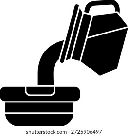Despejar sobre design de ícone de vetor de linha