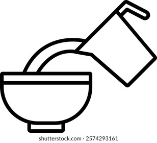 Pour vector icon. Can be used for printing, mobile and web applications.