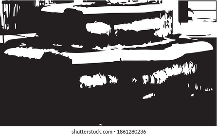 Pouring fountain. design element. Background texture, vector illustration.