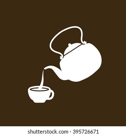 Pouring tea icon