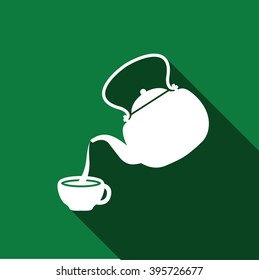 Pouring tea icon