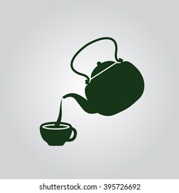Pouring tea icon