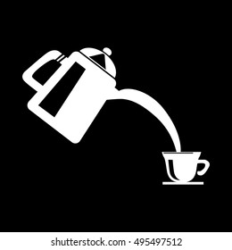 pouring tea icon