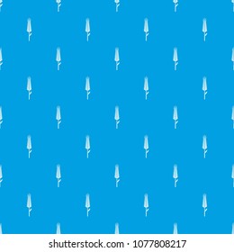 Pouring wheat pattern vector seamless blue repeat for any use