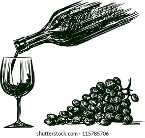 pouring wine