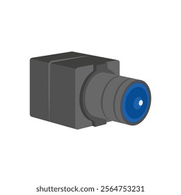 POV Camera Video Production Vector Illustration, Isolated