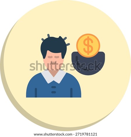 Poverty Flat Circle Style Icon