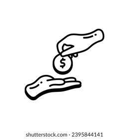 Poverty icon vector stock illustration