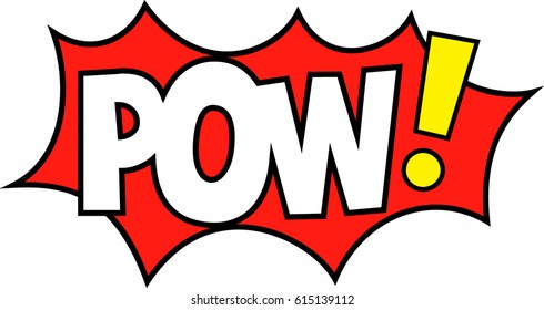 POW Expression Party props for marriage, bachelor party, house party, event. vector illustration.