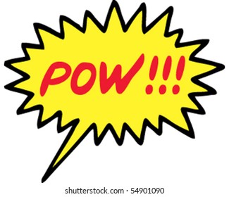 Pow Speech Bubble