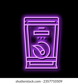 powder aloe vera neon light sign vector. powder aloe vera sign. isolated symbol illustration