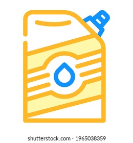 vector de icono de color de la bolsa de polvo. signo de la bolsa de polvo. ilustración de símbolo aislado