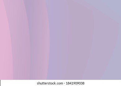 Powder blue color with baby pink color shading with seven thick curve patterns on it