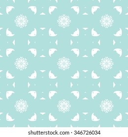 Powder Blue Seamless pattern, Abstract seamless pattern , Seamless background pattern. Repeating geometric.
