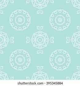 Powder Blue Seamless pattern. Seamless floral pattern.