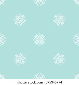 Powder Blue Seamless pattern. Seamless floral pattern.
