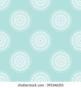 Powder Blue Seamless pattern. Seamless floral pattern.
