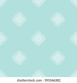 Powder Blue Seamless pattern. Seamless floral pattern.