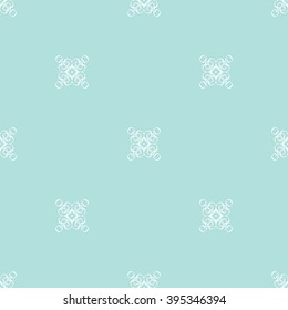 Powder Blue Seamless pattern. Seamless floral pattern.
