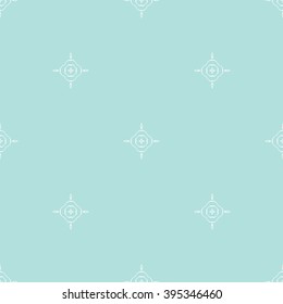  Powder Blue Seamless pattern. Seamless floral pattern.