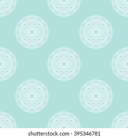 Powder Blue Seamless pattern. Seamless floral pattern.