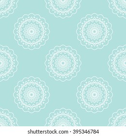 Powder Blue Seamless pattern. Seamless floral pattern.