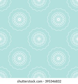 Powder Blue Seamless pattern. Seamless floral pattern.