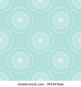 Powder Blue Seamless pattern. Seamless floral pattern.