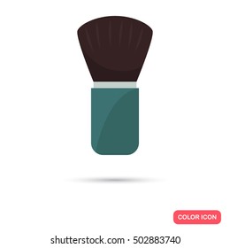 Powder brush color flat icon