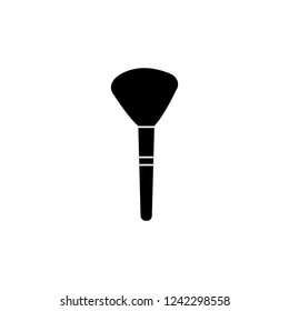 Powder brush icon, Powder brush icon vector, in trendy flat style isolated on white background. Powder brush icon image